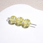 Clear Round Acrylic Beads 10mm Candy Swirl Pattern 100pcs 10
