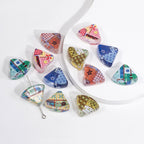 Cake Slice Acrylic Beads 21mm Colorful Mixed 10pcs 3