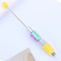 Beadable Pen Four-Color Transparent Barrel Bullet Tip 0.7 11
