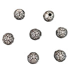 Round Metal Beads 9mm Ancient Coin Pattern Alloy 30pcs 2