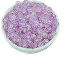 Frosted Round Glass Beads 6mm Pastel Colors with Gold Flecks 50pcs 5