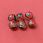 Ancient Foil Noble Lampwork Glass Beads 8 10 12 14mm Multicolor 50pcs 5