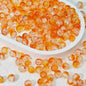 Crackle Glass Beads Round 10mm Transparent Mixed Colors 50pcs 72
