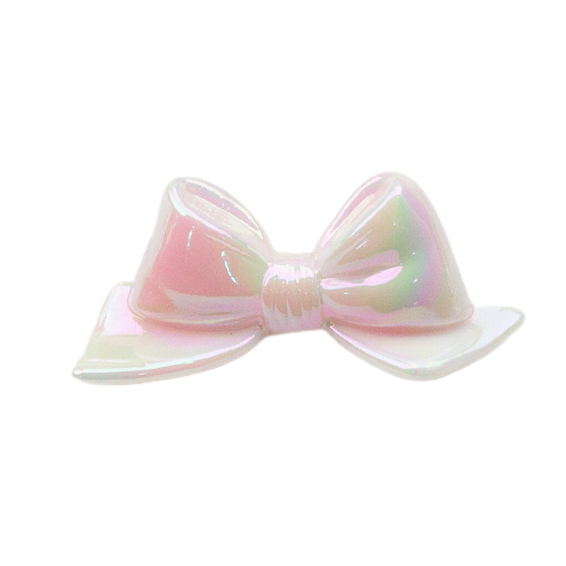 Glow Plating Butterfly Acrylic Beads 20x45mm Pearlescent Pastel 10pcs 9
