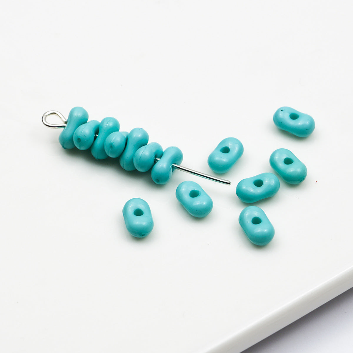 Acrylic Peanut Spacer Beads 6mm Glow In The Dark 200pcs 16