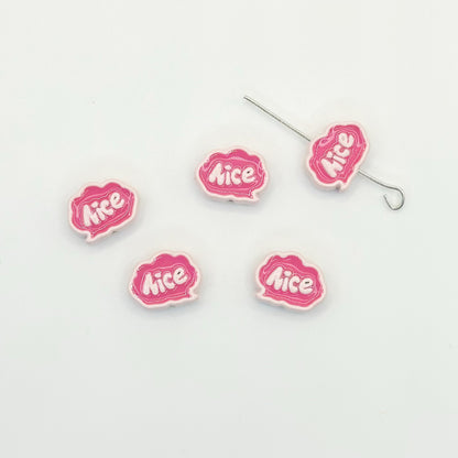 Frame Metal Beads 9x12mm Baking Painted Enamel Alloy 10pcs 7