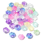 Bear Paw Transparent Glass Beads 14x15mm Assorted Colors 20pcs 5