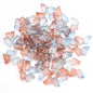 Czech Glass Beads Butterfly 8 15mm Dual Color Gradient Transparent 50pcs 7