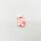 Silicone Focal Beads Backpack Bear Heart Ears Pastel Colors 20pcs