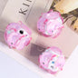 Embellished Bubblegum Beads 20mm Cartoon Animal Resin Rhinestone 4pcs 7
