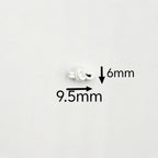 Yarn Knot Metal Beads 6mm x 9mm Baking Painted Zinc Alloy 20pcs 2