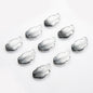 Czech Glass Beads Feather Leaf 17x28mm Gradual Color Change 20pcs 24
