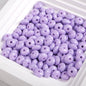 Acrylic Donut Spacer Beads 8mm Baking Colored Painted 100pcs 4