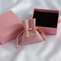 Microfiber Drawstring Pouches Imitation Leather Solid Colors 1pc 7x8 or 8x10cm 14