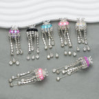 Tassel Crown Rhinestone Beads 19mm Decorative Ball 2pc 5