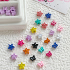 Star Butterfly Metal Beads 5mm Candy Colored Baked Painted 20pcs 2