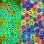 Glow Flat Smiley Star Heart Flower Acrylic Beads 10-12mm 100pcs 8