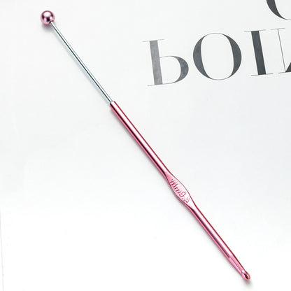 Beadable Crochet Hooks Metallic Slim Polished 3.0mm to 6.0mm 15