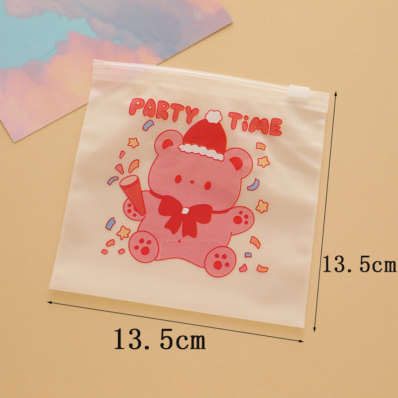 Sanrio Series Zip Lock Plastic Bags Cute Character Design 5pcs 11