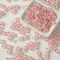 Handmade Matte Texture Bone Lampwork Glass Beads 16mm 10pcs 10