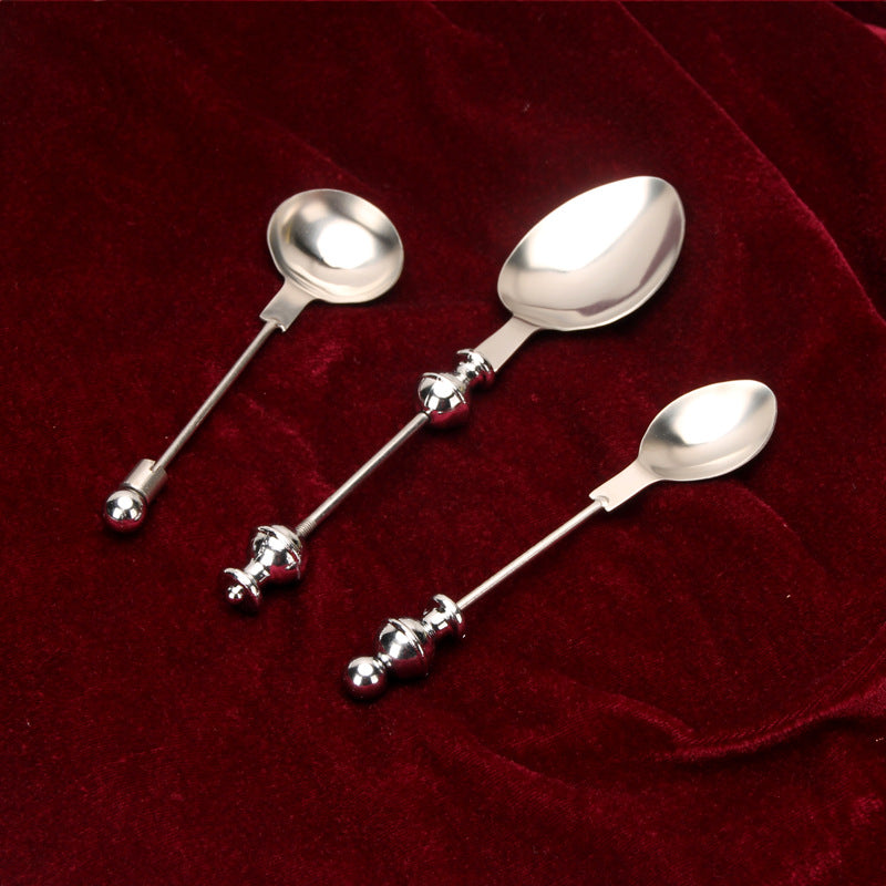 Beadable Spoon Stainless Steel Polished Finish Beadable Bar 4