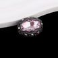 Double-Sided Heart Rhinestone Beads 24mm Vintage Alloy 10pcs 20