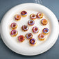 Plating Caramel-Glazed Donut Resin Beads 18mm 10pcs