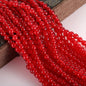 Electroplated Crackle Glass Beads 8mm Vibrant Mixed Colors 10 Strands 12