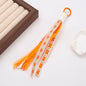 Braided Boho Lace Tassel Crochet Keychain Polyester 19cm 4pcs 10