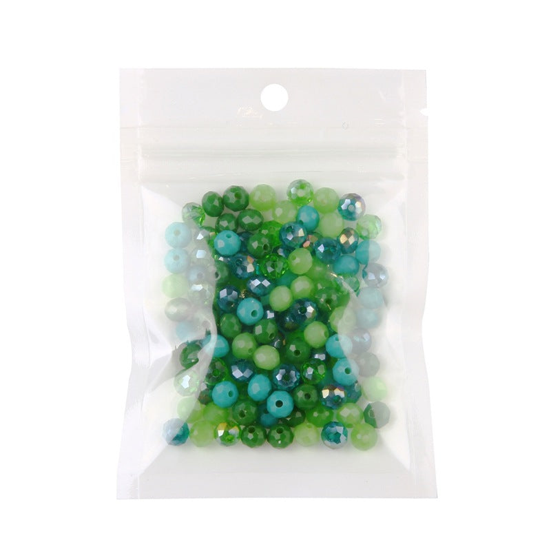 Transparent Flat Glass Beads 6mm Smooth Glossy Finish 200pcs 5