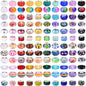 Mixing Color Resin Spacer Beads 12-14mm Assorted Designs 100pcs