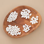 Imitation Pearl Oval Acrylic Beads 8-14mm ABS Plastic 100pcs 2