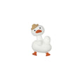 Silicone 3D Focal Beads Duck Macaroon Color Wearing Hat 20pcs 6