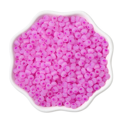 Cat Eye Jade Ice Seed Glass Beads 4mm Soft Pastel Translucent 150pcs 11
