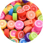 Flat Clay Beads 10mm Color Fruit Cartoon Mixed Design 1000pcs 46