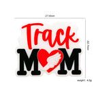 Silicone Focal Beads Track Mom Heart with Wings Design 10pcs 5