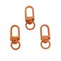 Colorful Zinc Alloy Keychain Hooks 33mm Baking Painted 50pcs 14