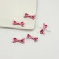 Eight Character Shaped Bow Tie Metal Beads 10*22mm Baking Painted 10pcs 8