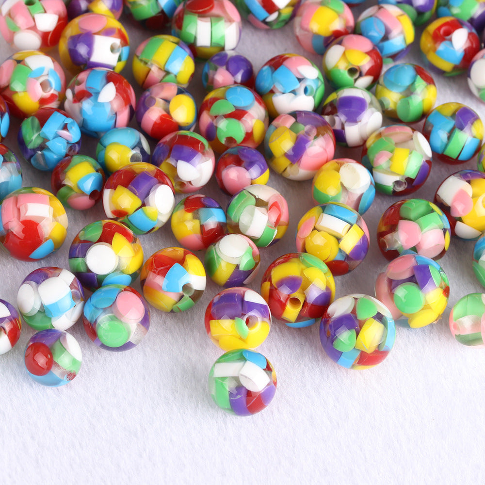 Dopamine Resin Beads 12/14/16mm Colorful Glossy 50pcs 4