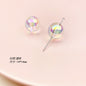 Transparent Bow Series Acrylic Beads AB Colored Plating 6