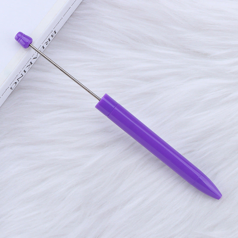Beadable Ballpoint Pen Long Refillable Printable Personalized Stickers 15