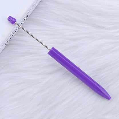 Beadable Ballpoint Pen Long Refillable Printable Personalized Stickers 15