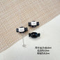Cat and Bear Candy Painted Metal Beads 13 16mm Glossy 10pcs 21