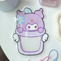 Sanrio Series Bottle Shaped Clear Window Ziplock Plastic Bags 10pcs 13x17cm 6