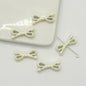 Eight Character Shaped Bow Tie Metal Beads 10*22mm Baking Painted 10pcs 10