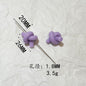 Painted Twist Knot Acrylic Beads 26mm Candy Color Glossy 50pcs 15