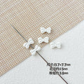 Baking Painted Christmas Tree and Bells Metal Beads 20pcs Festive Colors 3