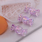 Transparent Candy Acrylic Beads 29mm UV Plating Rainbow 100pcs 10