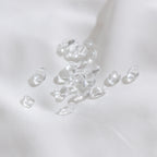 Transparent Czech Glass Petal Beads 6x8mm Soft Pastel Iridescent 100pcs 6