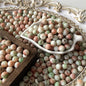 Crackle Round Glass Beads 10mm Imitation Porcelain Pastel Colors 120pcs 17